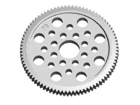 3RACING 48 Pitch Spur Gear 83T - 3RAC-SG4883