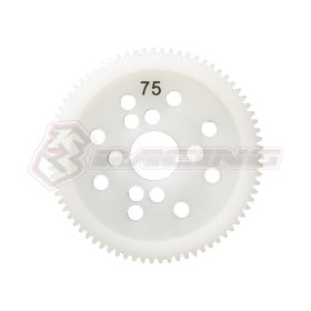 3RACING 48 Pitch Spur Gear 75T Ver.2 - 3RAC-SG4875/V2