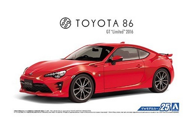 Aoshima 05180 - 1/24 Toyata ZN6 TOYOTA 86 GT Limited 2016 The Model Car No.25