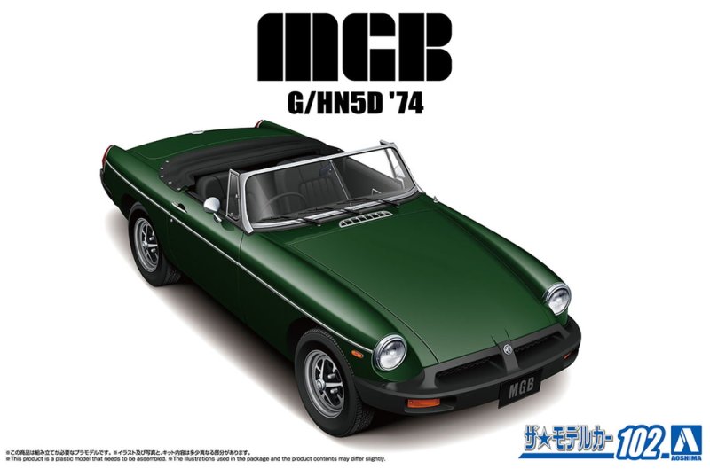 Aoshima 06881 - 1/24 BLMC G/HN5D MG-B MK-3 '74 The Model Car #102