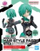 Bandai 5063716-GR - Bandai 5063716-GR - 30MS Option Hair Style Parts Set Vol.5 Type Short Hair 2 (Color Green 1)