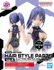 Bandai 5064215-PU - Bandai 5064215-PU - 30MS Option Hair Style Parts Set Vol.6 Type Ponytail Hair 4 (Color Purple 1)