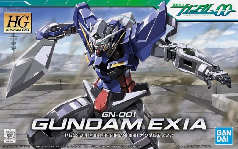 Bandai 5057927 - HG 1/144 GN-001 Gundam Exia No.01