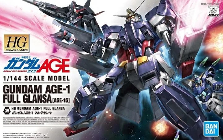 Bandai 5057390 - HG 1/144 Gundam AGE-1 Full Gransa