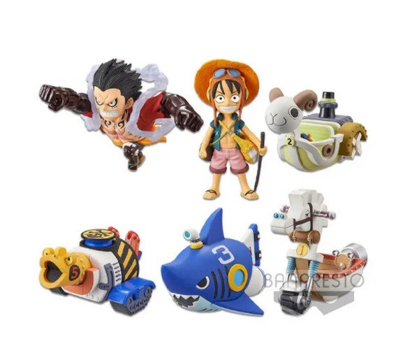 Bandai 17874 - Treasure Rally Vol.1 One Piece World Collectible Figure WCF (6pcs, Full Set)