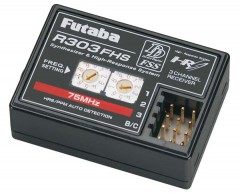 Futaba R303FHS Receiver Synthesized 3-Channel 27MHz 40MHz 75MHz