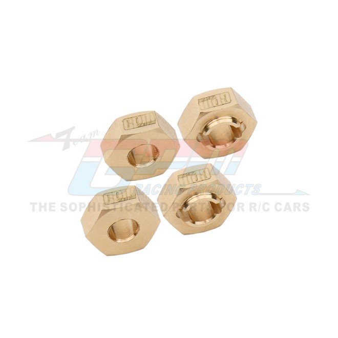 TEAM LOSI MICRO-B 2WD BUGGY Brass Wheel Hexes - GPM LMB010X