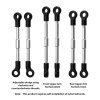 TEAM LOSI MICRO-B 2WD BUGGY Nylon + Stainless Steel Adjustable Tie Rods - GPM LMB160S