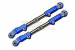 TRAXXAS SLEDGE MONSTER TRUCK Aluminum+Stainless Steel Front Upper Arm Tie Rod - 2pc set - GPM SLE054S