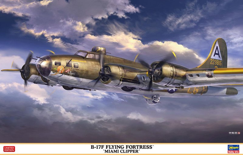 Hasegawa 02462 - 1/72 B-17F Flying Fortress \'Miami Clipper\'