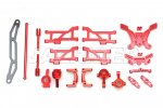 Tamiya TT-02B Aluminum Conversion Upgrade Kit (Red)