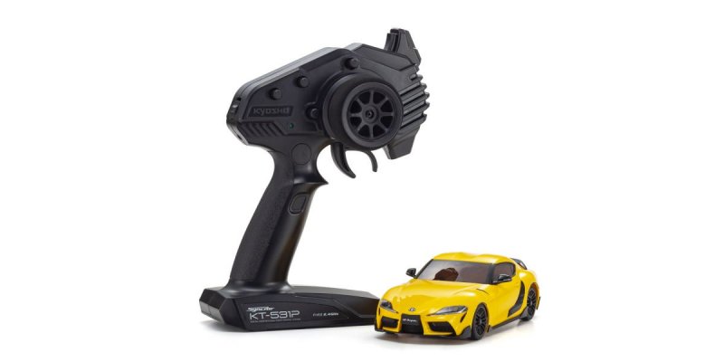 Kyosho 32626Y - MINI-Z AWD Toyota GR Supra TRD Aero Lightning Yellow