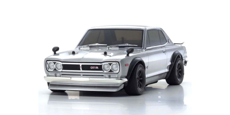 Kyosho 34425T1C - 1/10 Scale Radio Controlled Electric Powered 4WD FAZER Mk2 FZ02 Series Readyset NISSAN SKYLINE 2000GT-R(KPGC10) Tuned Ver. Silver