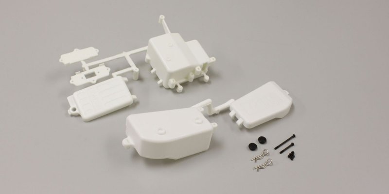 Kyosho IFF001WB - Battery&Receiver Box Set(White/MP9)