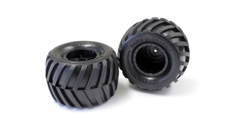 Kyosho EZT001 - Tire & Wheel Set(Monster Tracker)