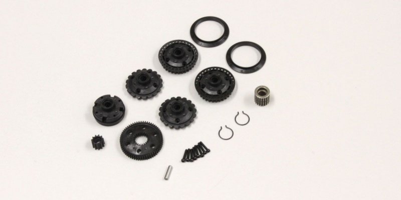 Kyosho OT208B - Differential Gear Case & Pulley (OPTIMA)