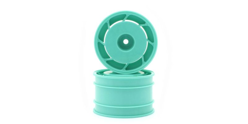 Kyosho UTH002GR - 8D Rear Wheel 50mm(Paper mint green/2pcs) For Ultima / Optima Mid