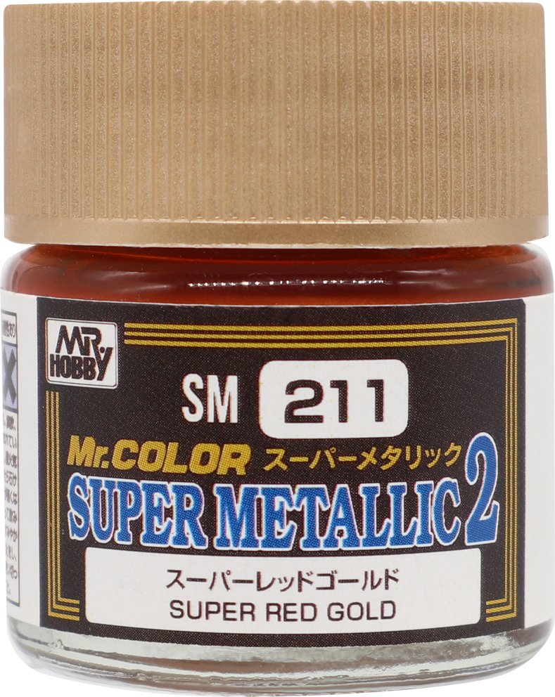 Mr.Hobby SM211 - Mr.Super Meatallic Super RED Gold (10ml)