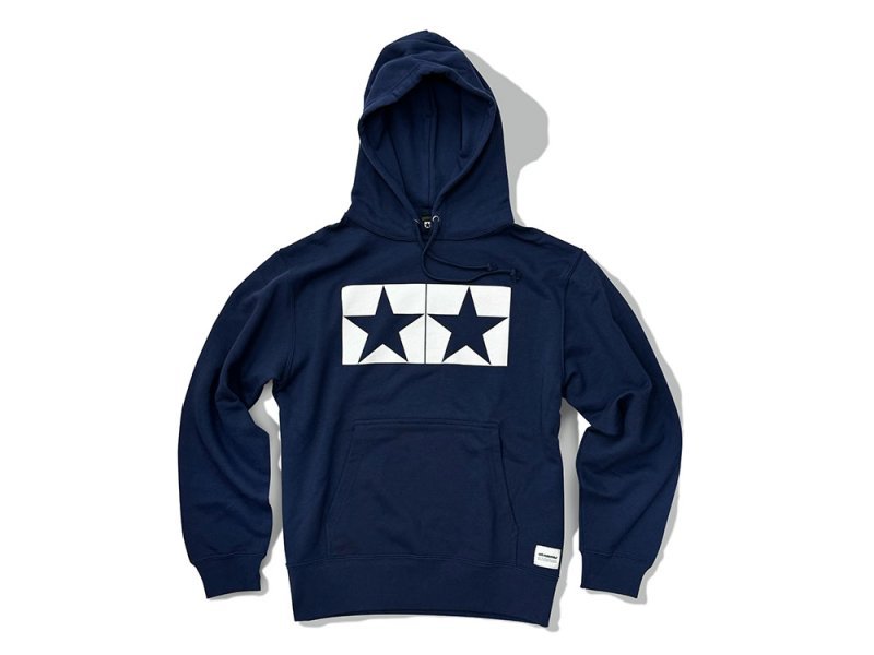 Tamiya 67538 - Jun Watanabe Tamiya Logo Hooded Sweatshirt (Blue) M Size