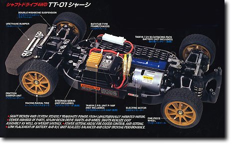 Tamiya 58305 - 1/10 RC Impreza WRC 2003 (TT-01) Without ESC