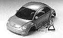 Tamiya 50790 - (SP790) 1/10 VOLKSWAGEN NEW BEETLE BODY PARTS SET SP-790