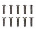 Tamiya 51631 - 3x12mm Countersunk Hex Head Screws (Steel, 10 Pcs.) SP-1631