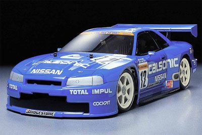 Tamiya 44023S - Calsonic Skyline GT-R (R34)-Full Set Sticker for Tamiya Car