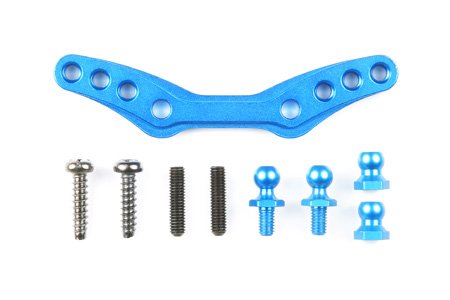 Tamiya 54236 - RC M05 Front Aluminium Damper Stay - Blue OP-1236