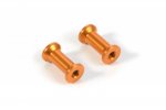 XRAY 373073-O Aluminum Rear Brace Mount 13mm - Orange (2)