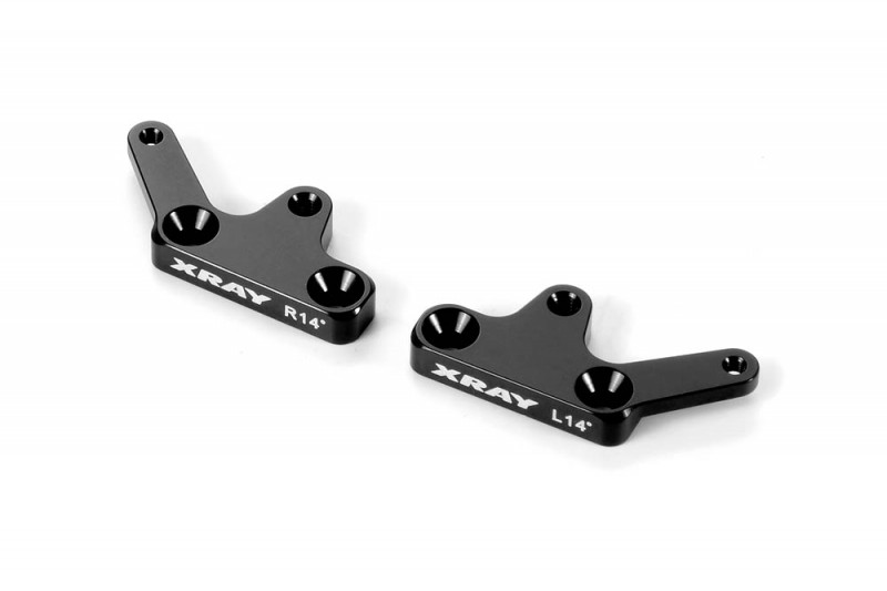 XRAY 352231 - XB8 Aluminium minium Steering Kingpin Plate - Swiss 7075 T6 (L+R)