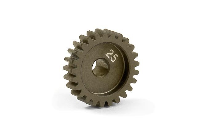 XRAY 305925 Narrow Pinion Gear Aluminum Hard Coated 25T/48