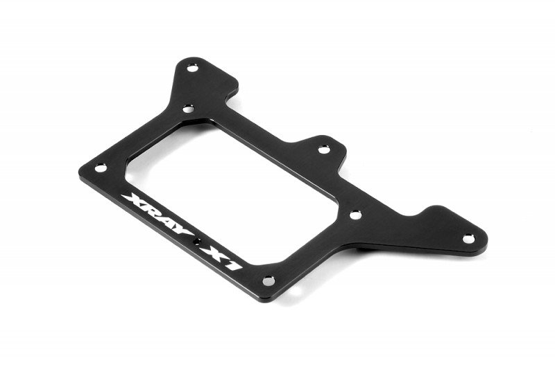 XRAY 371148 X1 Aluminum Rear Pod Lower Plate 2.0mm