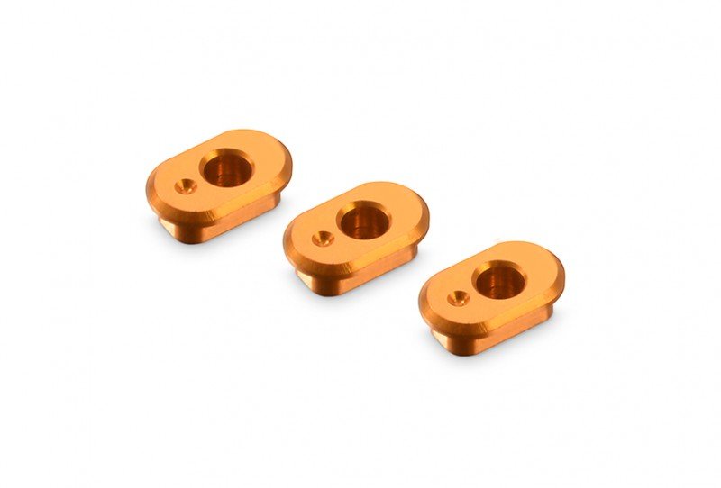 XRAY 372327 X1 Aluminum 1 Dot Bushing - Caster 6-9 (3)