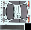 Yokomo SD-JZZD TOYOTA TE3006 SOARER Steet ver Decal set