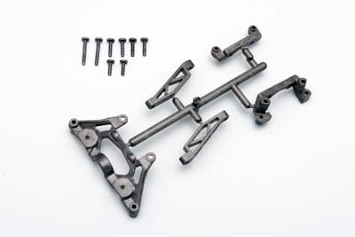 Yokomo SD-002BGA F&R Chassis Brace (Graphite molded) for DRIFT PACKAGE