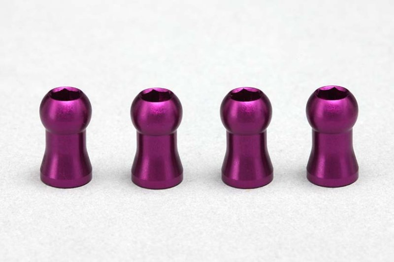 Yokomo Y2-S8PA Shock cap ball (Purple) for YD-2