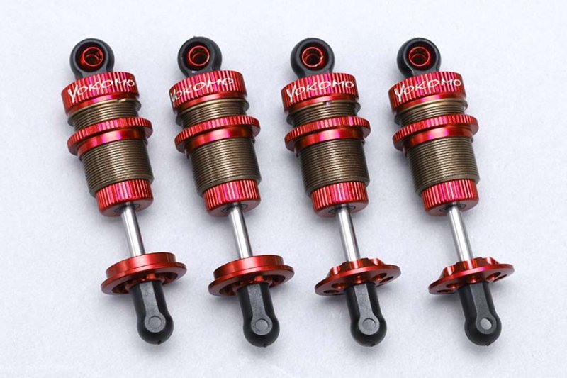 Yokomo Y2-SBBSRA SLF Aluminum Big Bore shock set (Red) for YD-2