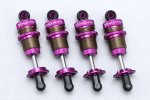 Yokomo Y2-SBBSPA SLF Aluminum Big Bore shock set (Purple) for YD-2