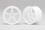 Yokomo RP-6113W6A RP Drift Wheel 5spoke 01 offset 6 White