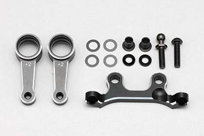 Yokomo Z2-201BSD Aluminum steering bell crank set for YZ-2