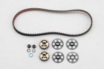 Yokomo Z4-309C Aluminum Narrow Pulley & Belt set for YZ-4