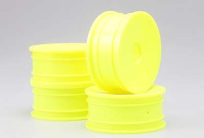 Yokomo TW-1012Y2A Precision Med-Narrow Wheels(NeonYellow)