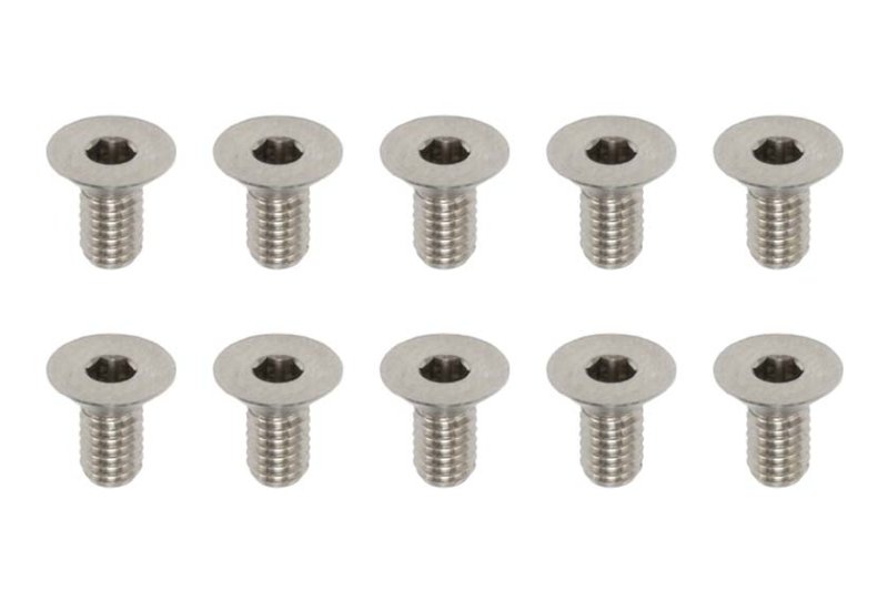 Yokomo RP-042061A High precision cutting Titanium Screw M3x6mm(10pcs)