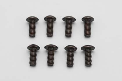 Yokomo ZC-BH256A M2.5X6 Button Head Socket Screw 8pcs.