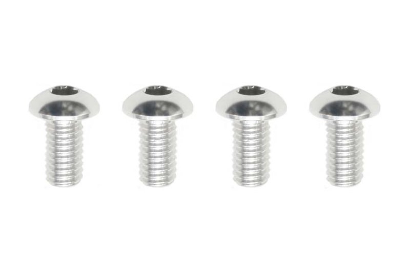 Yokomo ZC-BH36AA Aluminum Button Head Socket Screw M3x6mm (4pcs)