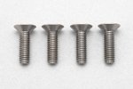 Yokomo RP-042-10A M3x10mm High Precision Cutting Titanium flat head socket screw