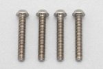 Yokomo RP-041-18A M3x18mm High Precision Cutting Titanium button head socket screw