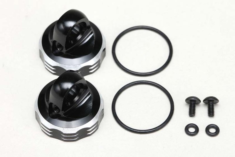 Yokomo S4-S813A Aluminum Shock Caps (2 each) For SO2.0/MO2.0 13 shocks