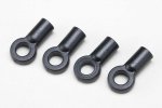 Yokomo YZ-207B Rod End L (Black/4pcs.) for YZ-870C/YZ-834B